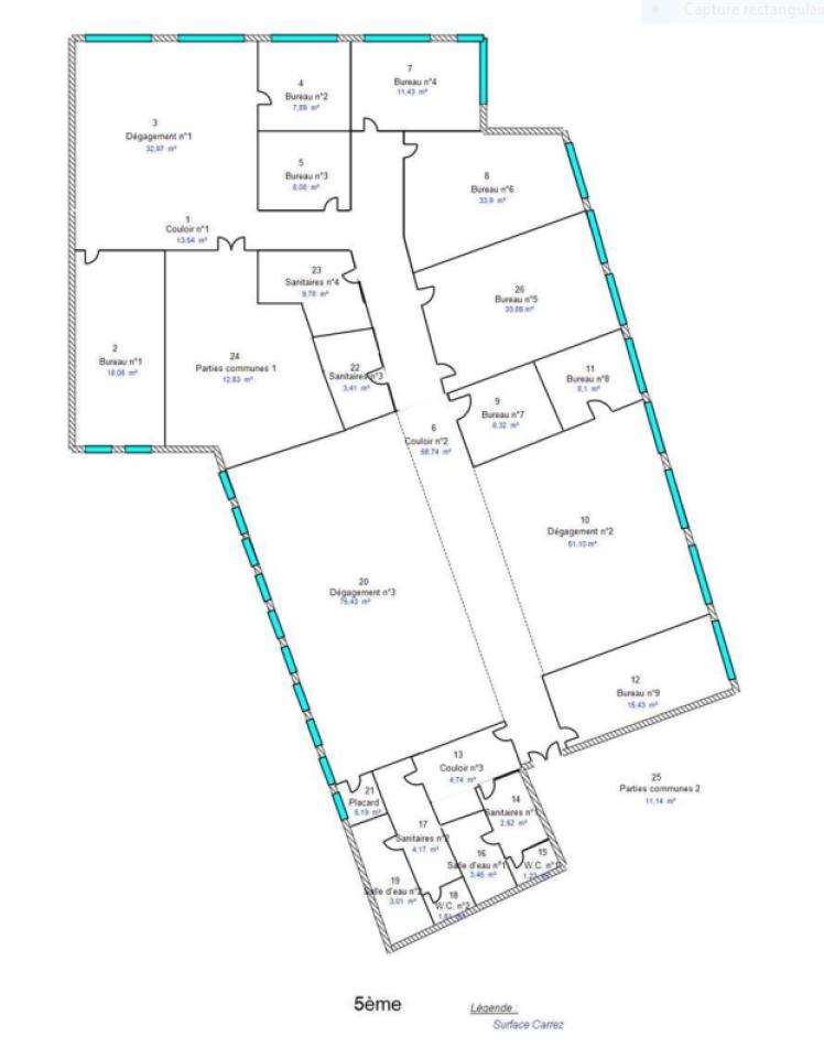 Bureau Lille 752m² Location bureau Lille Nord OLBUR2311317 32